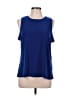 Chaus Blue Sleeveless T-Shirt Size L - photo 1