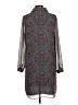 CAbi 100% Polyester Paisley Blue Casual Dress Size M - photo 2