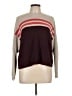 American Eagle Outfitters Color Block Burgundy Pullover Sweater Size L - photo 1