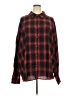 Unbranded 100% Polyester Plaid Red Long Sleeve Blouse Size 5X - photo 1