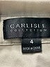 Carlisle Ivory Long Sleeve Blouse Size 4 - photo 7
