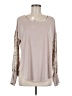 Mystree Tan Long Sleeve Blouse Size M - photo 1