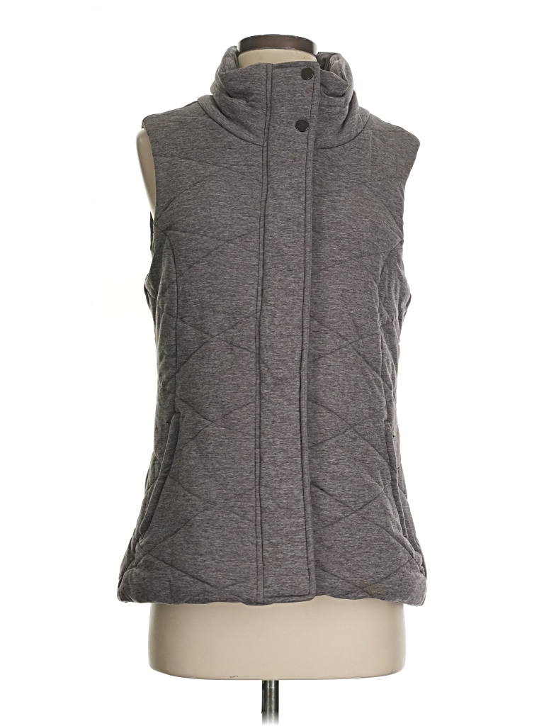 Pre-owned Athleta Vest In Gray