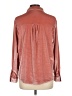 Zeagoo Metallic Burgundy Long Sleeve Blouse Size L - photo 2