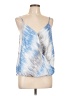 AaKaa 100% Polyester Blue Sleeveless Blouse Size L - photo 1