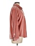 Zeagoo Metallic Burgundy Long Sleeve Blouse Size L - photo 4