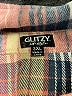 Glitz 100% Polyester Plaid Orange Long Sleeve Blouse Size 3X - photo 7
