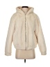 Nine West 100% Polyester Ivory Faux Fur Jacket Size S - photo 1
