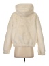 Nine West 100% Polyester Ivory Faux Fur Jacket Size S - photo 2