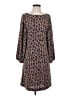 Ann Taylor Animal Print Brown Casual Dress Size S - photo 1