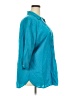 Fashion Bug Teal 3/4 Sleeve Button-Down Shirt Size 2X - photo 4