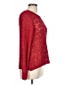 Christopher & Banks 100% Polyester Hearts Red Pullover Sweater Size L - photo 4