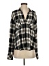 Bella Dahl Plaid Black Long Sleeve Blouse Size S - photo 1