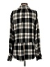 Bella Dahl Plaid Black Long Sleeve Blouse Size S - photo 2