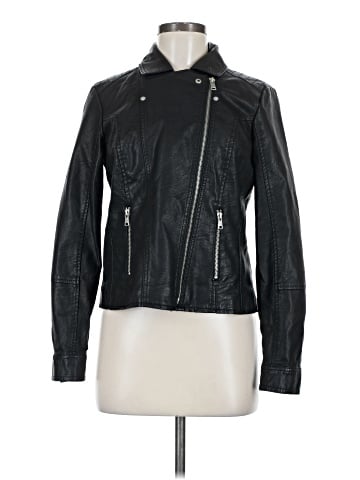 Baccini Faux Leather Jacket (view 1)