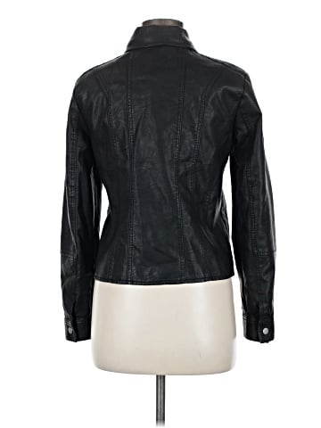 Baccini Faux Leather Jacket (view 2)