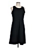 Lands' End Solid Black Casual Dress Size 10 - 12 - photo 1