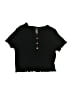 Aqua Black Short Sleeve Henley Size 9 - 10 - photo 1