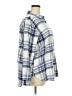 Gap 100% Cotton Plaid Blue 3/4 Sleeve Button-Down Shirt Size XXL - photo 4