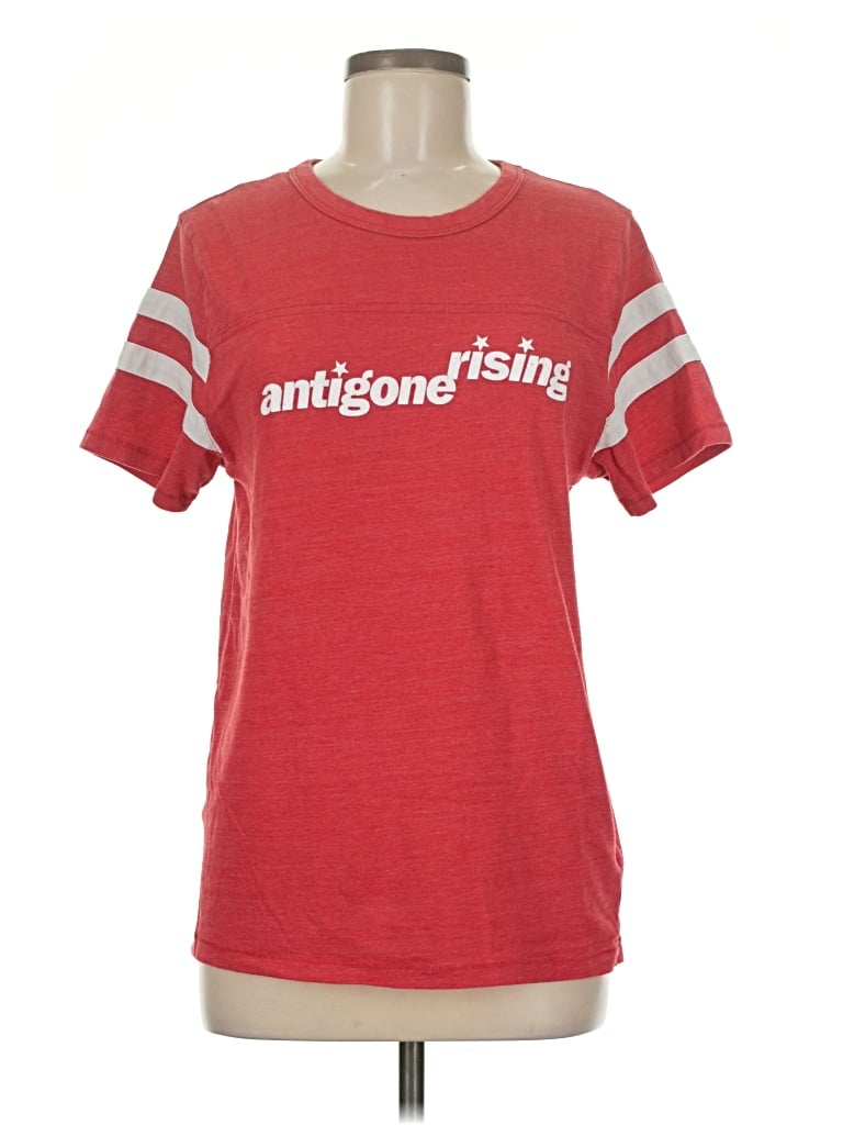Pre-owned Alternative Short Sleeve T-shirt In Red
