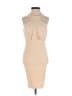 AQ/AQ Solid Tan Ivory Cocktail Dress Size 0 - photo 1