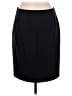 Ann Taylor Solid Black Casual Skirt Size 10 - photo 2