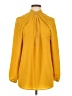 Rebecca Malone 100% Polyester Yellow Long Sleeve Blouse Size L - photo 1