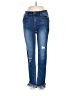 Free People Hearts Blue Jeans Size 26 waist - photo 1