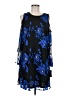Thalia Sodi 100% Polyester Blue Cocktail Dress Size M - photo 1