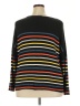 Chelsea & Theodore 100% Acrylic Stripes Black Pullover Sweater Size 2X - photo 2