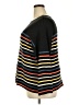 Chelsea & Theodore 100% Acrylic Stripes Black Pullover Sweater Size 2X - photo 5