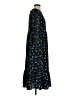 Glamorous 100% Polyester Blue Black Casual Dress Size 2 - photo 4