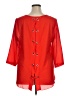 Lena Gabrielle 100% Polyester Red 3/4 Sleeve Top Size XL - photo 2