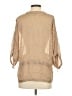 Zoa 100% Silk Tan 3/4 Sleeve Silk Top Size S - photo 2