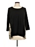 Le Lis Black 3/4 Sleeve T-Shirt Size M - photo 1