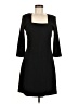 Boston Proper Solid Black Cocktail Dress Size M - photo 1