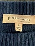 Philosophy Republic Clothing Blue Pullover Sweater Size L - photo 7