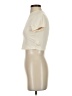 Shein Ivory Short Sleeve Turtleneck Size 4 - photo 5