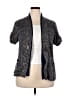 Cj Banks 100% Cotton Gray Cardigan Size 0X - photo 1