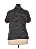 Cj Banks 100% Cotton Gray Cardigan Size 0X - photo 2