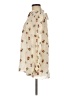 Nikasha Floral Ivory Long Sleeve Blouse Size L - photo 5