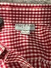 Papo d'Anjo 100% Cotton Checkered-gingham Red Long Sleeve Button-Down Shirt Size 8 - photo 3