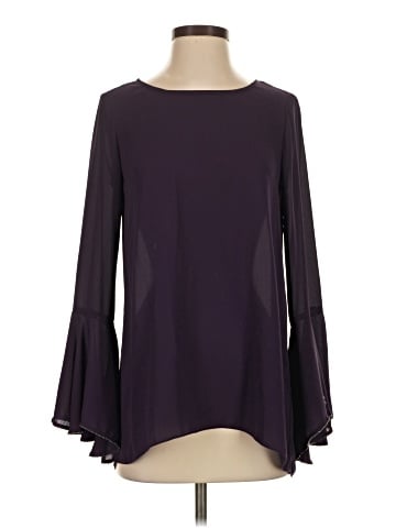 H By Halston Long Sleeve Blouse (view 1)