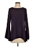 H By Halston 100% Polyester Purple Long Sleeve Blouse Size XS - photo 1