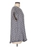 Masai Gray Short Sleeve Blouse Size M - photo 4