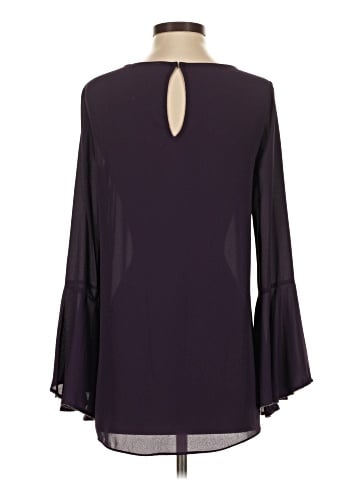 H By Halston Long Sleeve Blouse (view 2)