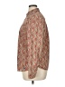 Talbots 100% Cotton Paisley Brown Long Sleeve Blouse Size 16 - photo 5