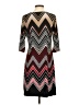 Studio One Chevron-herringbone Burgundy Cocktail Dress Size S - photo 2