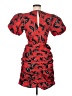 Walter Baker Print Red Cocktail Dress Size M - photo 2
