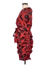 Walter Baker Print Red Cocktail Dress Size M - photo 5
